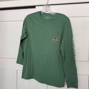 Vineyard Vines Starboard Green Long Sleeve Shirt-NWT